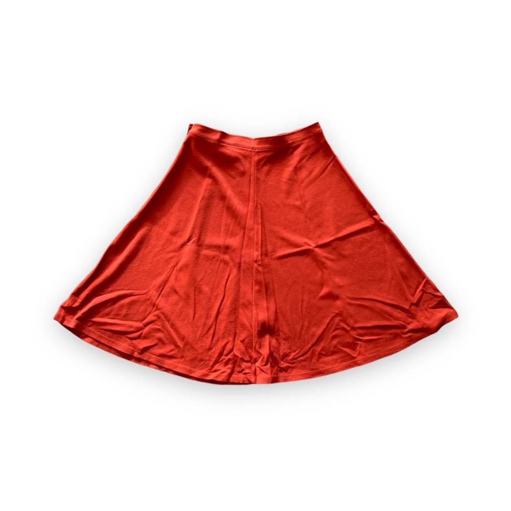 Red Midi Skirt